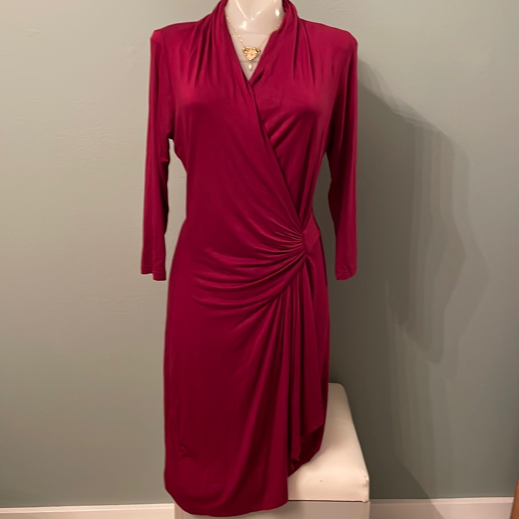 Karen Kane Burgundy Dress